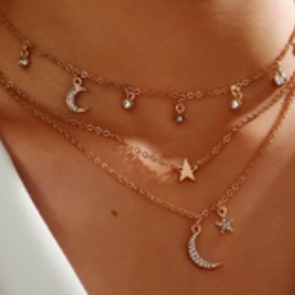 NWOT Boutique Item: 3-Layered Chain Necklace